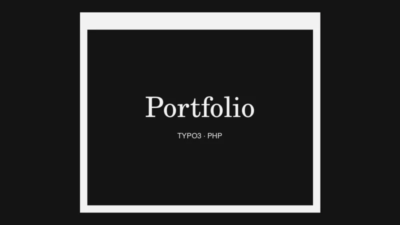 Placeholder image: Portfolio website